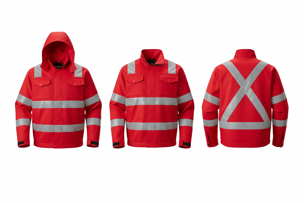 Red High Visible jackets  Article 4002