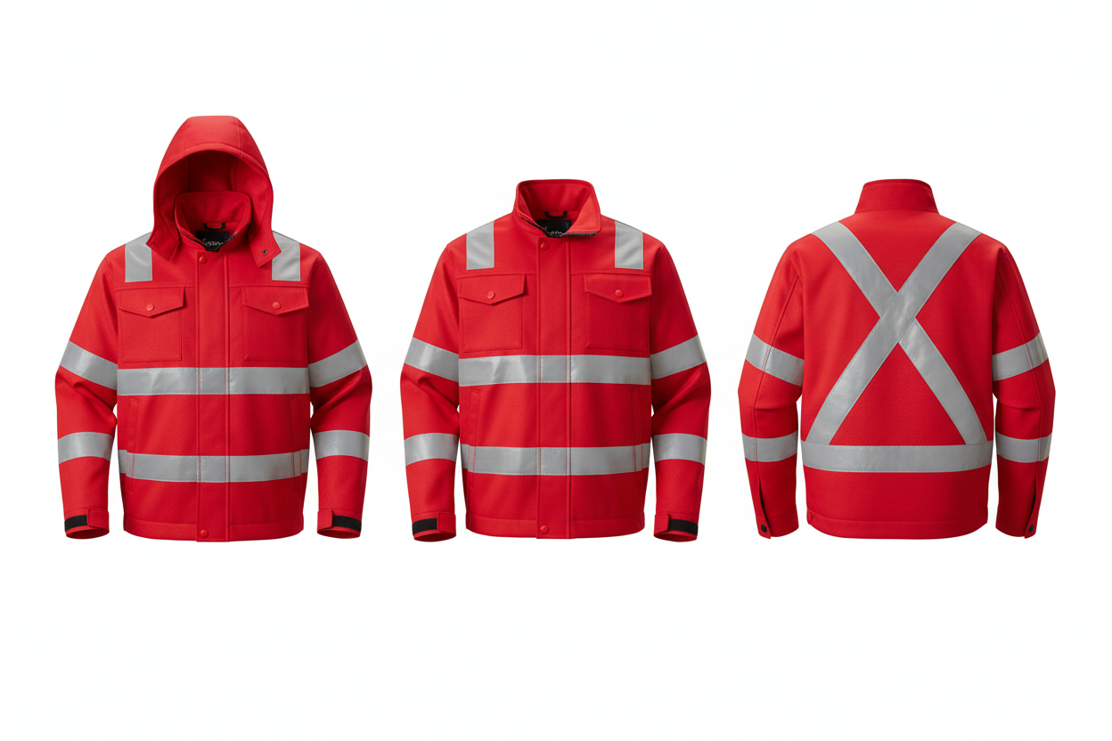 Red High Visible jackets  Article 4002